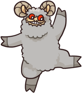 Baphomet Is Watching - Cartoon (500x500), Png Download