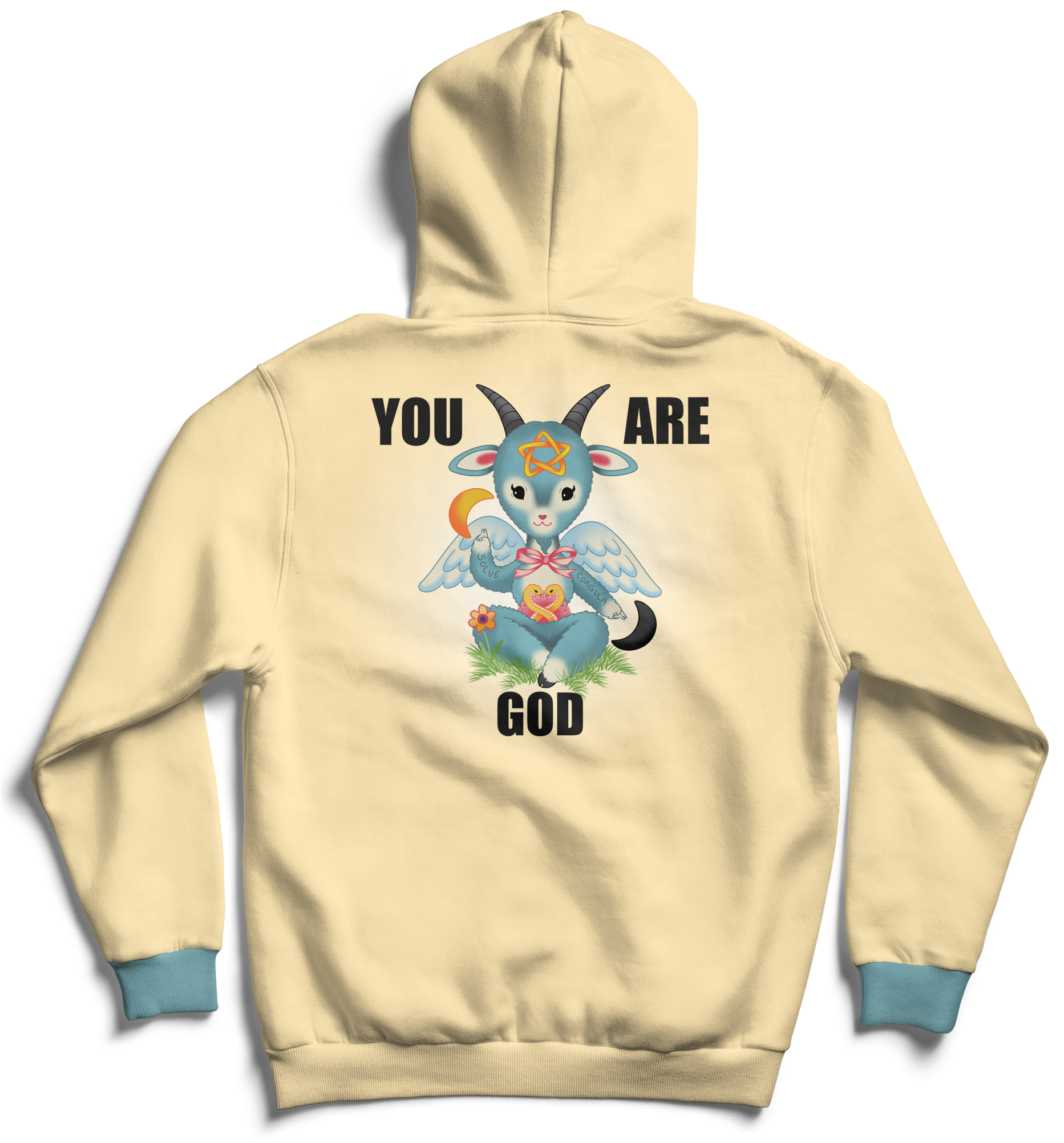 Baby Baphomet Hoodie - Baby's First Baphomet Art Print - Mini By Artetak (1905x2048), Png Download