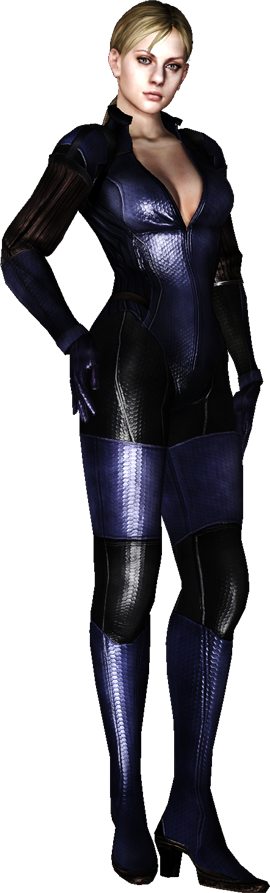 Jill Valentine Render 1 Photo Jill-battlesuit - Spandex (270x893), Png Download
