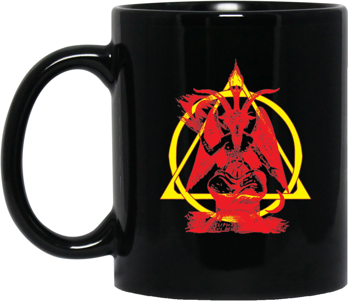 Baphomet Goat Head Satanic Sigil Lucifer Satan Devil - My Hallmark Christmas Movie Watching Mug Svg (1155x1155), Png Download