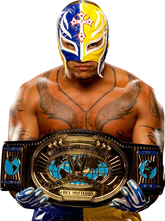 Rey Mysterio Png Clipart - Rey Mysterio Intercontinental Champion (530x709), Png Download