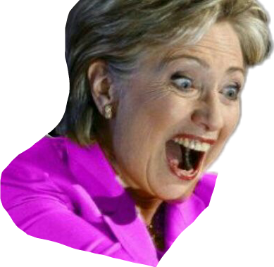 Hillaryclinton Face Mean Reptilians Reptilian Monster - Your Little Dog Too (389x379), Png Download