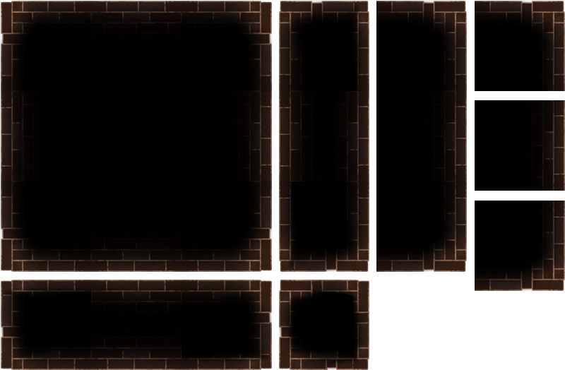 When I Finished The Walls I Made A Wall Crack Overlay - Top Down Wall Tiles (821x542), Png Download
