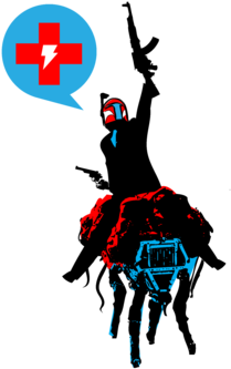 Celebratory Gunfire - Sock (674x518), Png Download