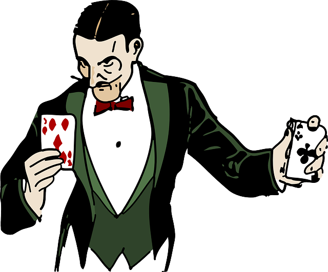 160208 Illusionist - Card Tricks Png (640x531), Png Download