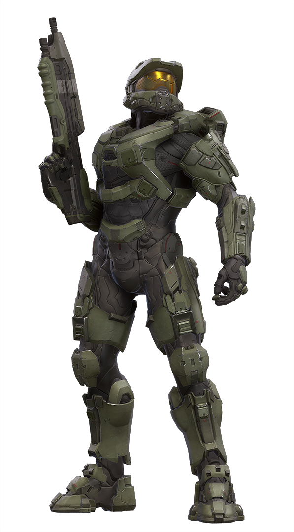 Enforcer With Black Undersuit And Decimator Cod Piece - Master Chief De Halo 5 (597x1080), Png Download