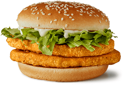 Burger King Chicken Sandwich Png (550x440), Png Download