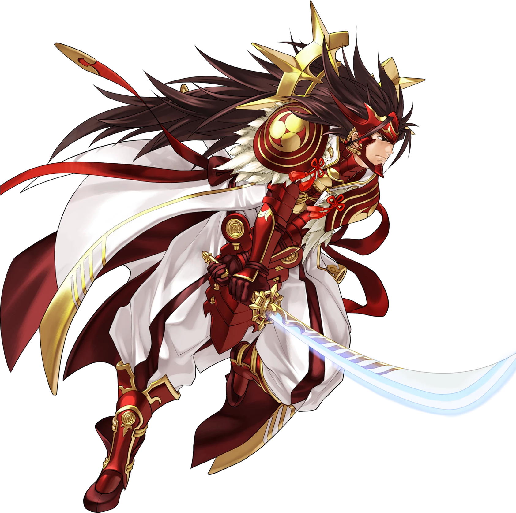 Ryoma Supreme Samurai Btlface - Fire Emblem Heroes Ryoma (340x388), Png Download