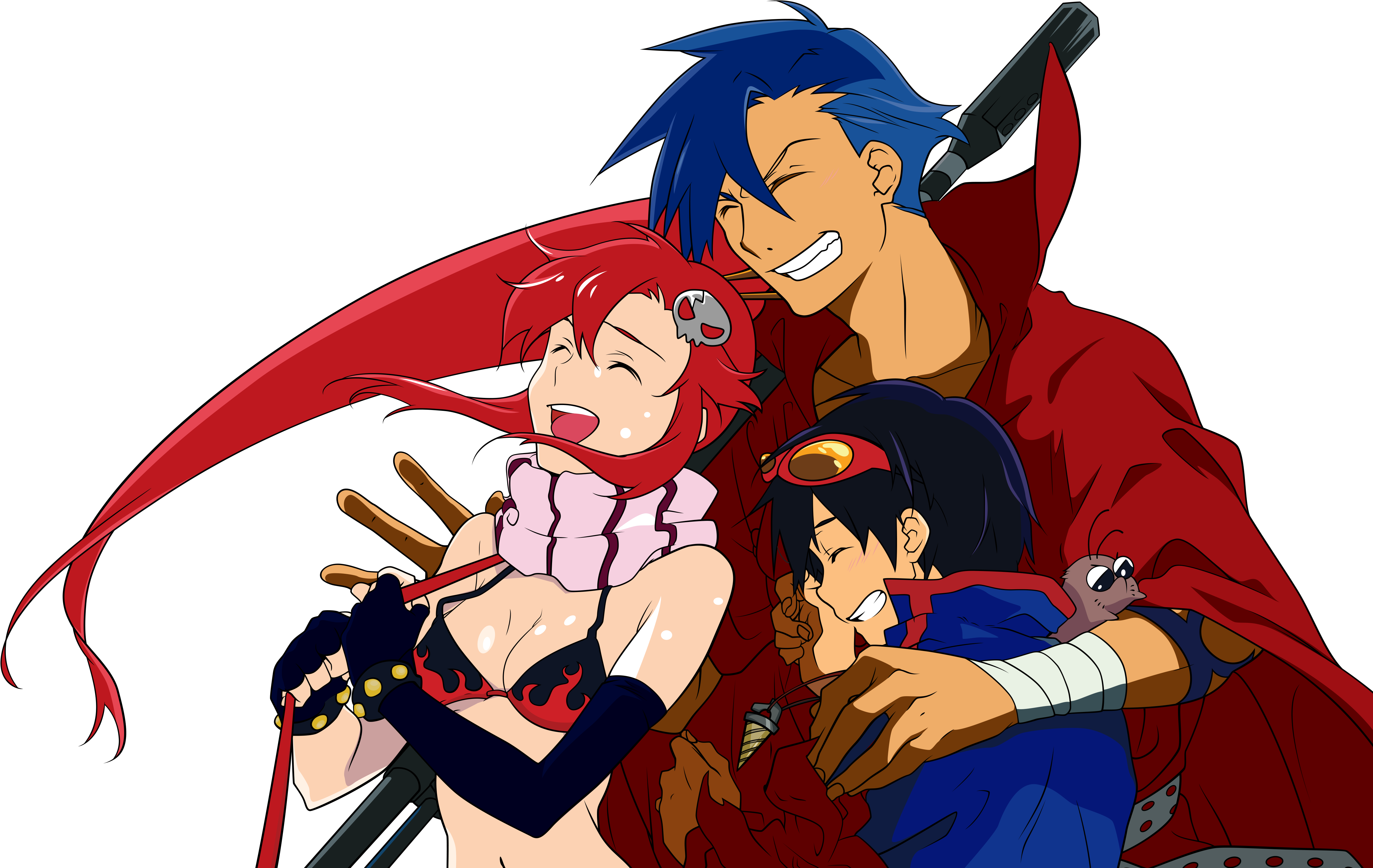 Wallpapers Id - - Gurren Lagann Profile Pic Transparent (5000x3155), Png Download
