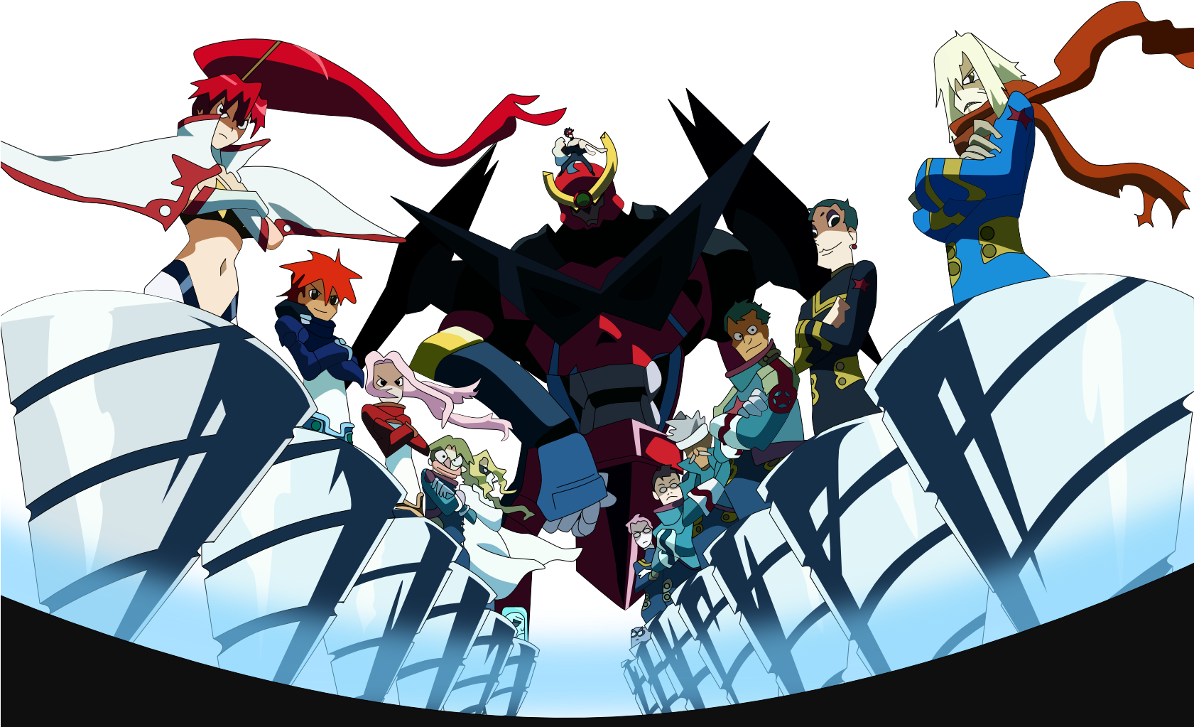 Image Result For Tengen Toppa Gurren Lagann Box Art - Tengen Toppa Gurren Lagann (1680x1050), Png Download