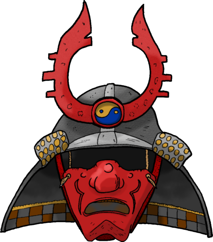 By Darthasparagus On Deviantart - Samurai Helmet Png (838x953), Png Download