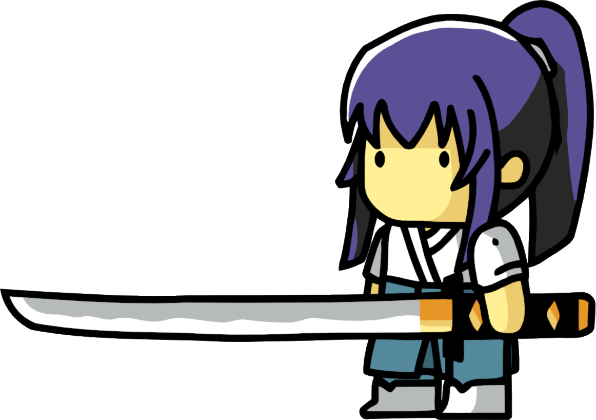 Samurai Clipart Historical - Scribblenauts Unlimited Anime Characters (1162x818), Png Download