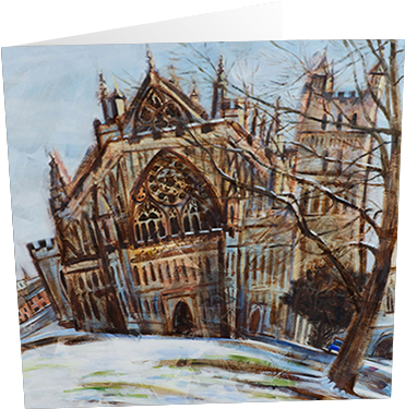 Card - Cathedral - Cathedral (380x384), Png Download