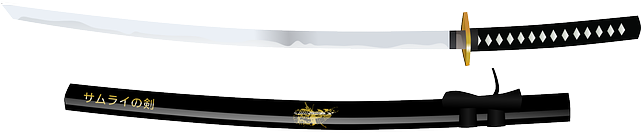 Katana, Samurai, Japan, Japanese, Sword, Weapon - Katana On A Stand Png (640x320), Png Download