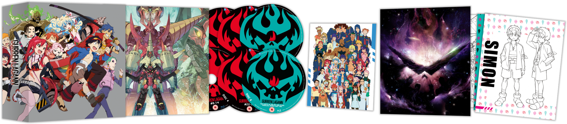 As For The Us Release, That's Being Handled Again By - Gurren Lagann Ultimate Collector's Edition (1940x459), Png Download