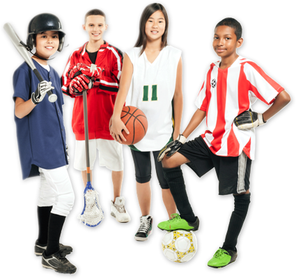 Kickball Lacrosse Little Champions - Kids Play Sports (425x402), Png Download