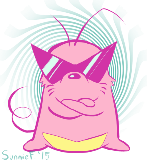 5 And Buta From Gurren Lagann (500x549), Png Download