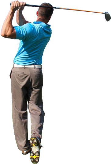 Golfer Png (705x550), Png Download