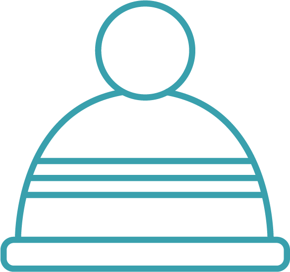 Pom Pom Hat - Coloring Book (585x549), Png Download