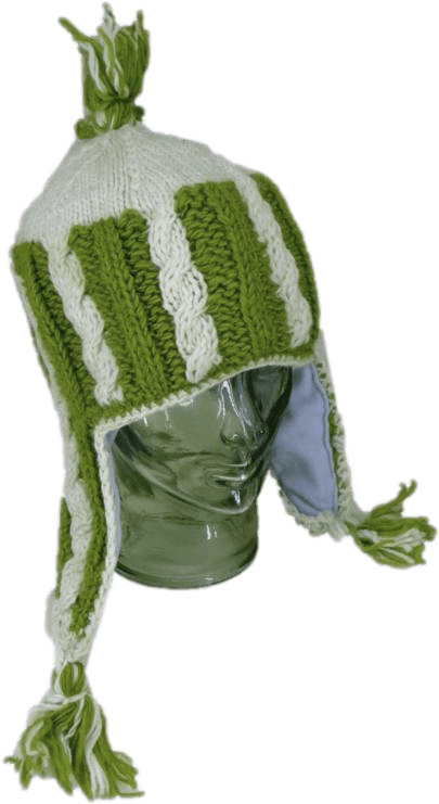 Cable Knit Warm Winter Hat - Crochet (646x808), Png Download