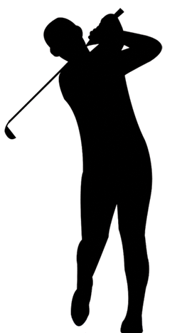 Golfer (263x467), Png Download