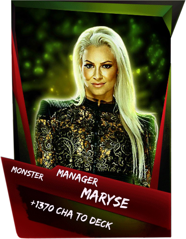 Support Maryse S4 17 Monster - Maryse Signed Wwe Photofile 8x10 (776x1033), Png Download
