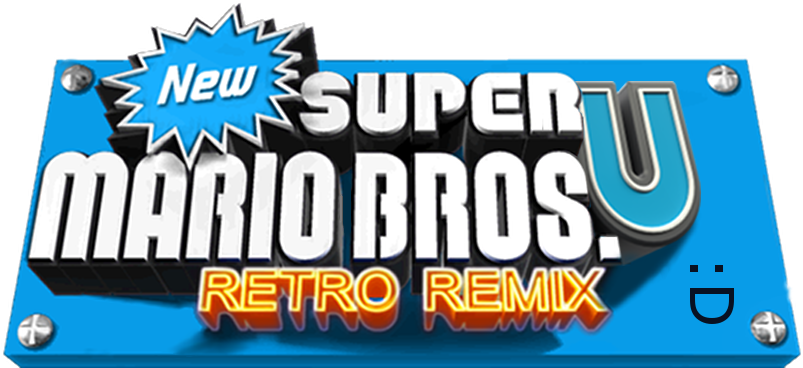New Super Mario Bros - New Super Mario Bros U Retro Remix (900x367), Png Download