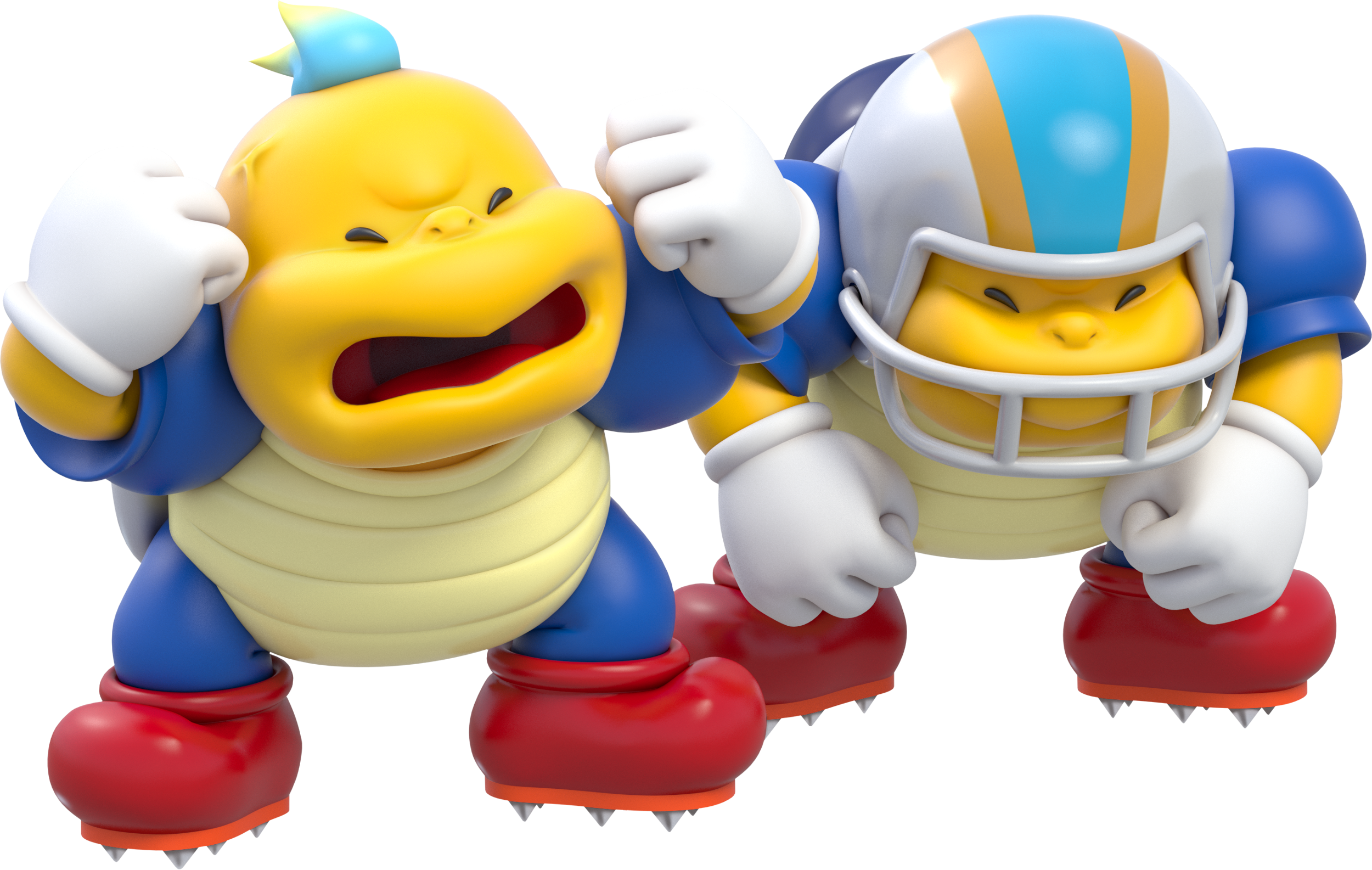 Chargin' Chuck Smw3d Super Mario World 3d Official (2500x1585), Png Download