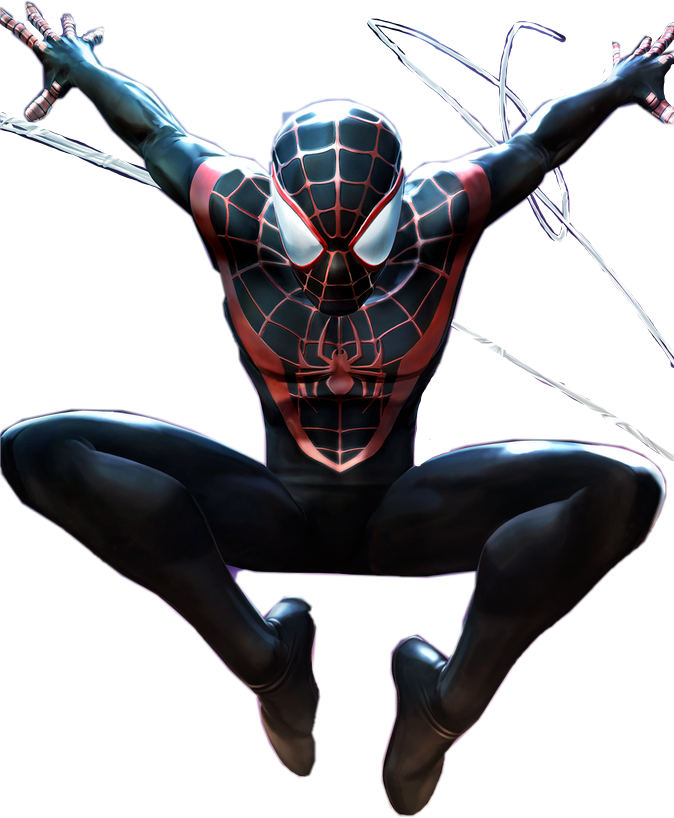Marvel Milesmorales Spiderman Freetoedit - Spiderman Miles Marvel Contest Of Champions (674x818), Png Download