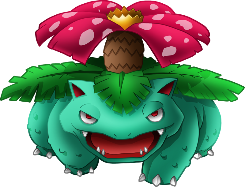 Pokemon Shiny-venusaur Is A Fictional Character Of - 寵物 小 精靈 奇異 花 (800x611), Png Download