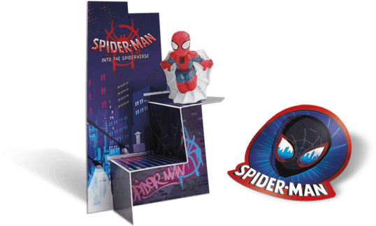 Marvel Spider Man Into The Spider-verse Countdown Collection - Spiderman Into The Spider Verse (600x455), Png Download