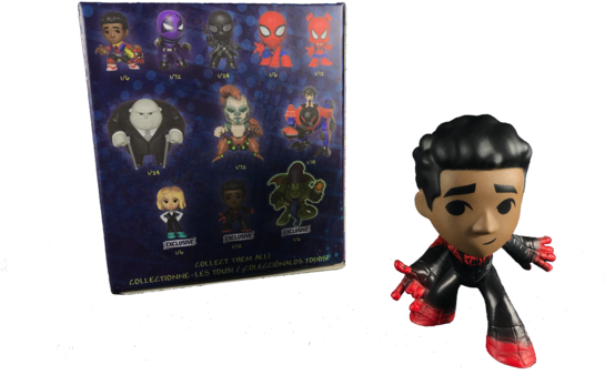 Mystery Mini Spiderverse Walgreens Excl Unmasked Miles - Spider-man (600x450), Png Download