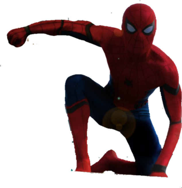 Mcu Spiderman Png Render By Mrvideo - Spiderman Civil War Render (826x658), Png Download