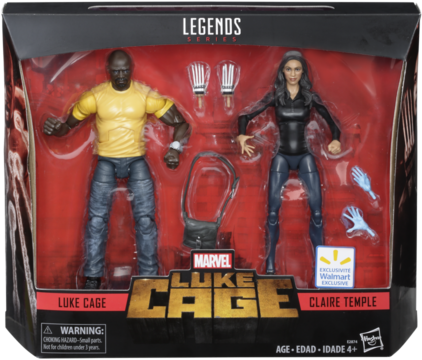 Marvel Legends Luke Cage & Claire Temple 2-pack - Marvel Luke Cage - Season 1 (450x450), Png Download