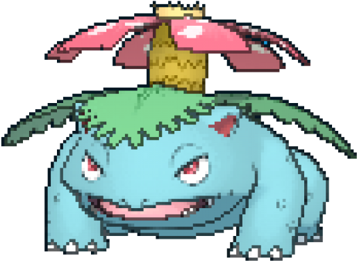 0031-534x462 - Pokemon Xy Sprite Venasaur (534x462), Png Download