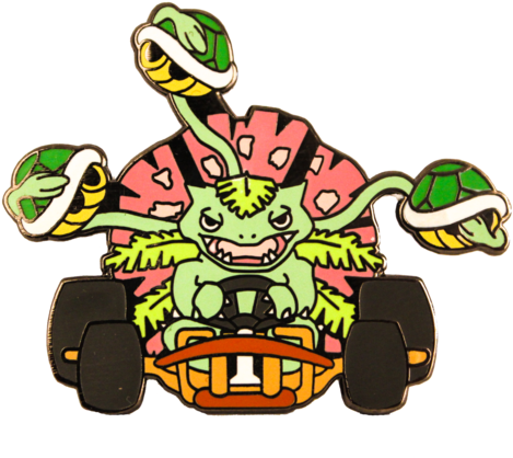 Venusaur Poke'karts Hat Pin - Cartoon (480x480), Png Download