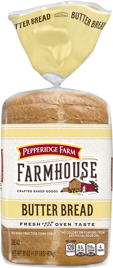 Pepperidge Farm Butter Bread (1000x1000), Png Download