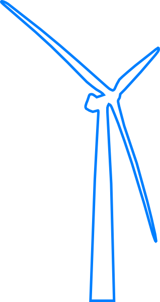 Wind Turbine Svg Clip Arts 318 X 599 Px (318x599), Png Download