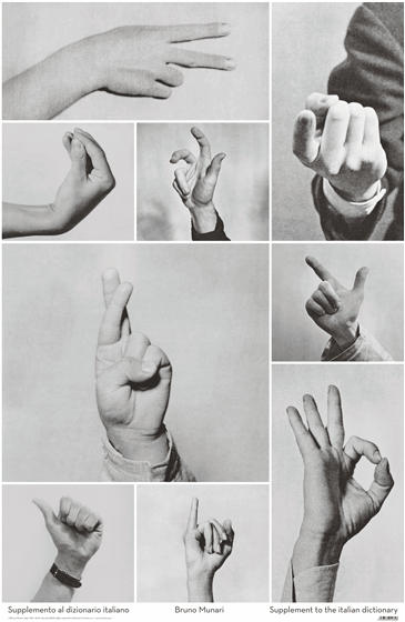 [poster] Supplement To Italian Dictionary - Bruno Munari Speak Italian (500x588), Png Download