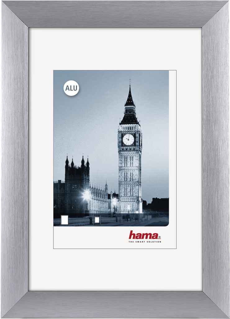"london" Aluminium Frame, Silver, 60 X 80 Cm - Hama London Silber 30x30 Aluminium 84913 Wandrahmen (1100x1100), Png Download