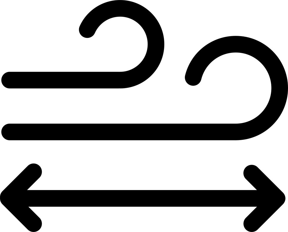 Left And Right Wind Direction Svg Png Icon Free Download - Wind Direction Icon (980x790), Png Download