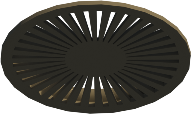 Od4 Circular Swirl Diffuser (1000x590), Png Download