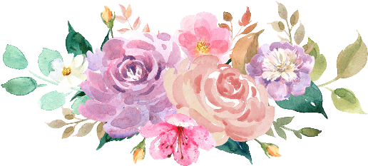 Freetoedit Ftestickers Watercolor Paint Flowers - Акварельные Цветы На Прозрачном Фоне (524x240), Png Download