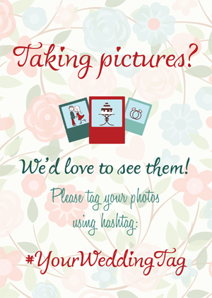 You Can Choose Your Personal Wedding Hashtag On Our - Hashtag (300x421), Png Download