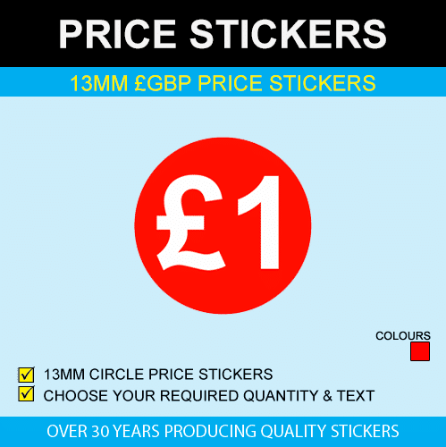 13mm Red Gbp Price Stickers - Special Offer Stickers (499x500), Png Download