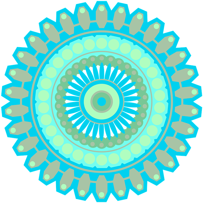 Mandala, Pattern, Circle, Geometric, Shapes, Abstract - Transparent Hand Drawn Mandala (720x720), Png Download