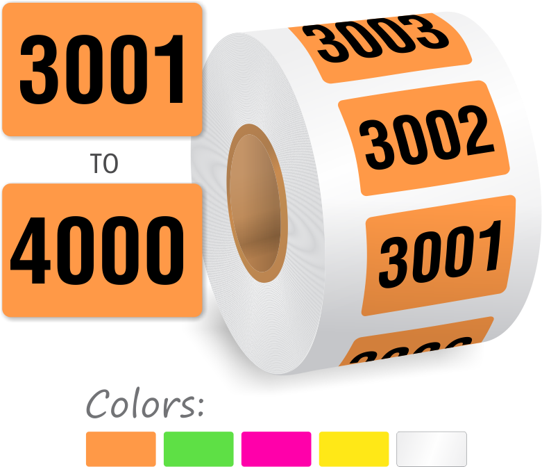 Zoom, Price, Buy - Label Roll Number (800x800), Png Download
