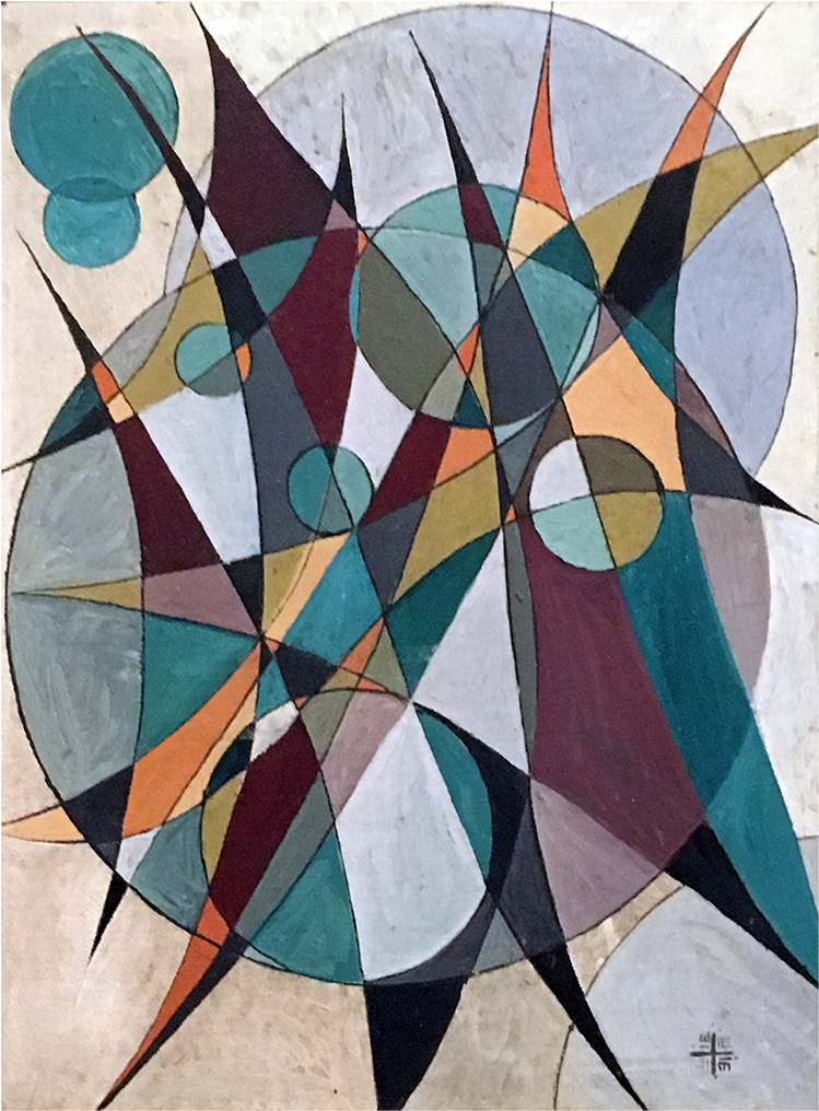 American Modernist Painting - Painting (1400x1400), Png Download