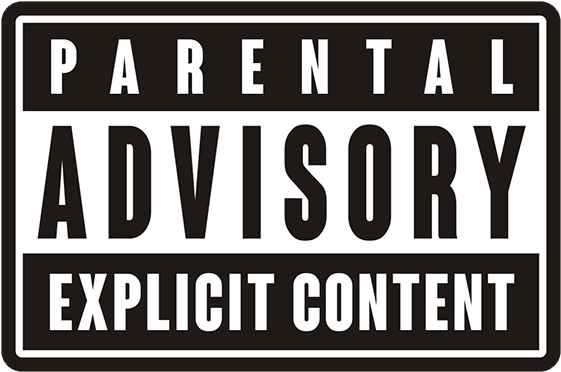 Warningparentaladvisory - Parental Advisory Explicit Content (600x419), Png Download