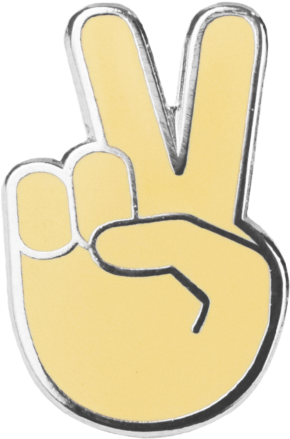 Peace Emoji Pin - Emoji (710x710), Png Download